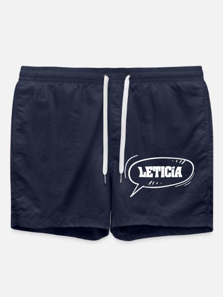 Leticia as a given name - Swim Trunks - french navy