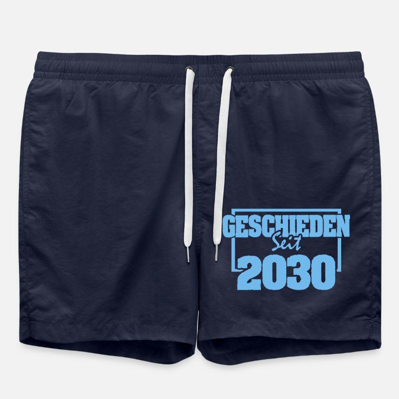 Geschieden 2030 - Badeshorts - French Navy
