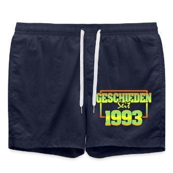 Divorced 1993 - Swim Trunks - french navy - Front - AI Model Male 185 light (185cm)