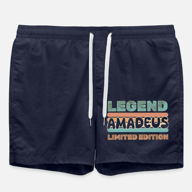 Amadeus comme prénom - Short de bain - bleu marine