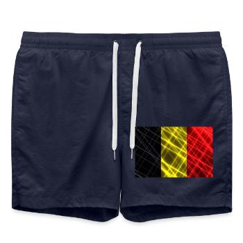 Belgique - Short de bain - bleu marine - Devant - AI Model Male 185 light (185cm)