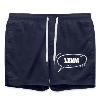 Lenja - Short de bain - bleu marine - Devant - AI Model Male 185 light (185cm)