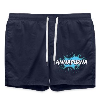 Annapurna dans le rôle de l’Annapurna - Short de bain - bleu marine - Devant - AI Model Male 185 light (185cm)