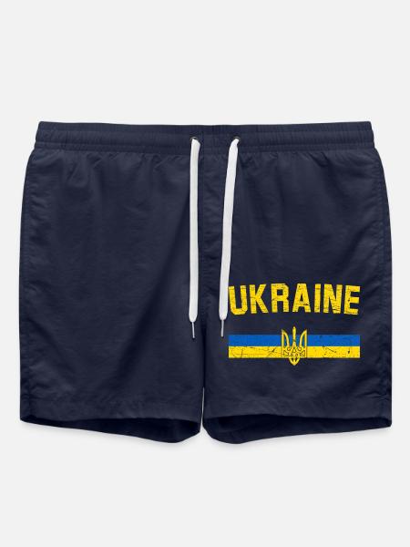 Ukraine - Swim Trunks - french navy
