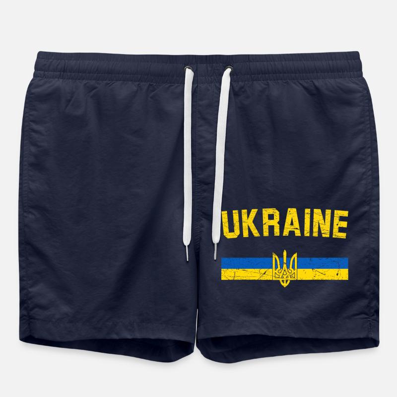 Ukraine - Swim Trunks - french navy
