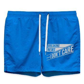 Les dernières nouvelles s’en fichent - Short de bain - cobalt blue - Devant
