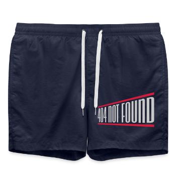 404 not found computer - Swim Trunks - french navy - Front - AI Model Male 185 light (185cm)