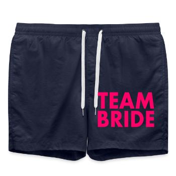 Team bride - Short de bain - bleu marine - Devant - AI Model Male 185 light (185cm)