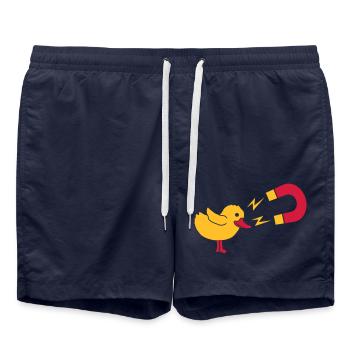 Logo Chick Magnet Womanizer - Short de bain - bleu marine - Devant - AI Model Male 185 light (185cm)