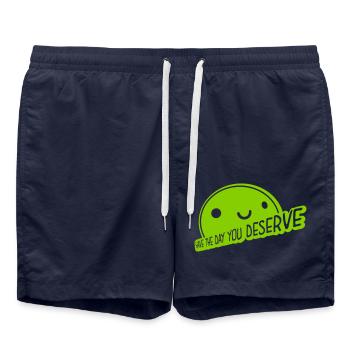 the day you deserve - Swim Trunks - french navy - Front - AI Model Male 185 light (185cm)