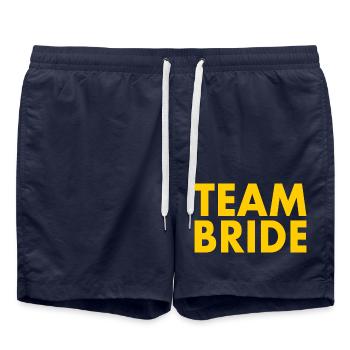 Team bride - Short de bain - bleu marine - Devant - AI Model Male 185 light (185cm)