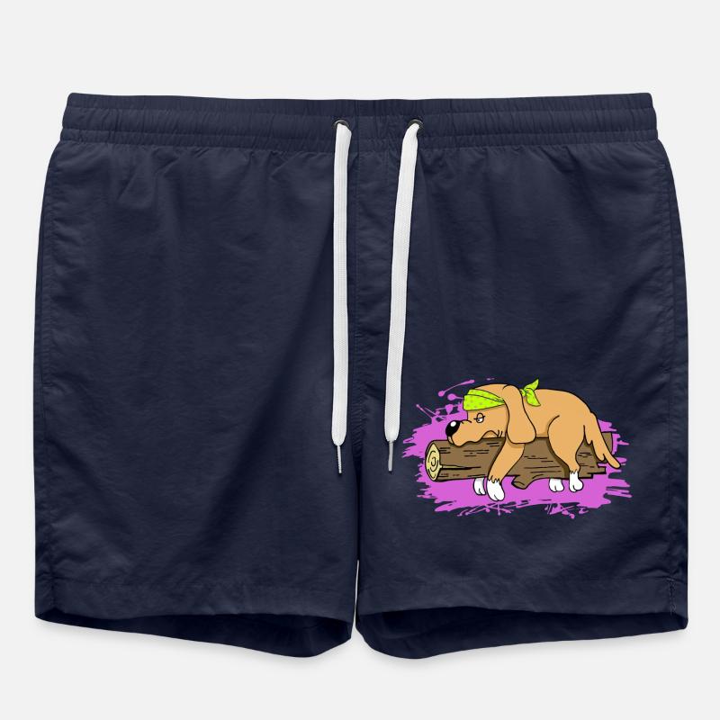 Lazy Dog - Badeshorts - French Navy