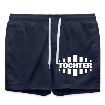 Gift for Daughter - Swim Trunks - french navy - Front - AI Model Male 185 light (185cm)