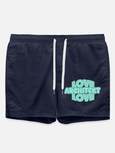 Saying Architect - Swim Trunks - french navy