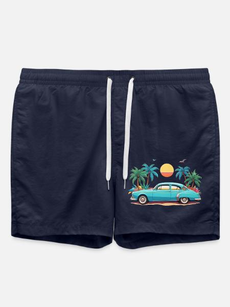 Summer Vibes - Swim Trunks - french navy