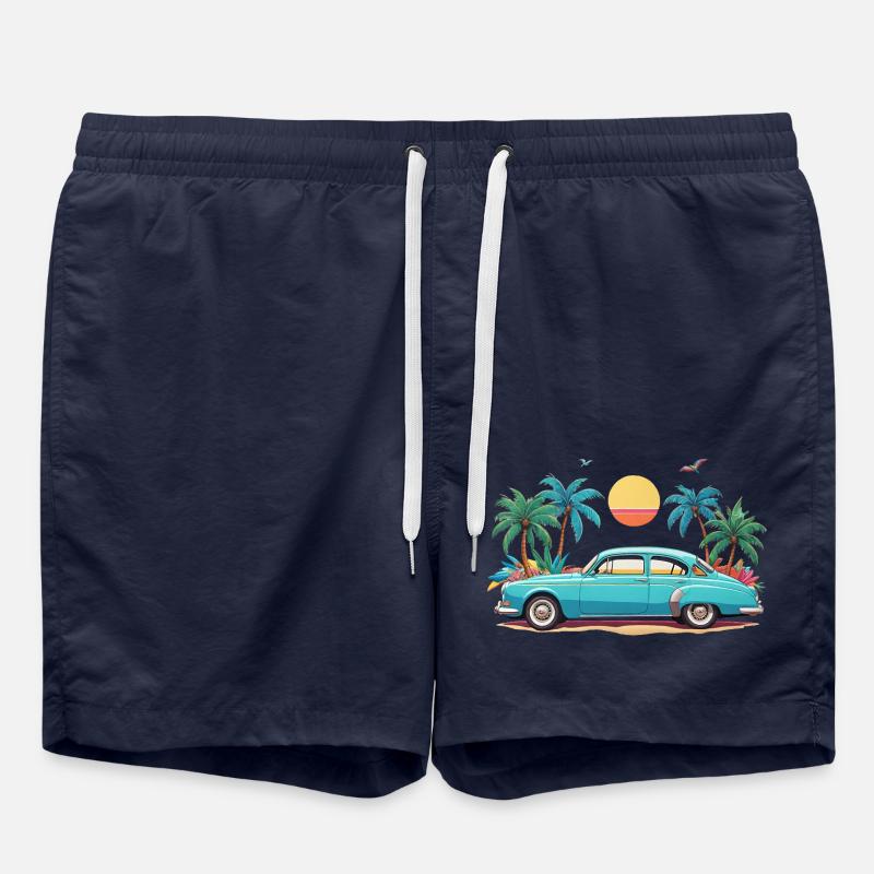 Summer Vibes - Swim Trunks - french navy