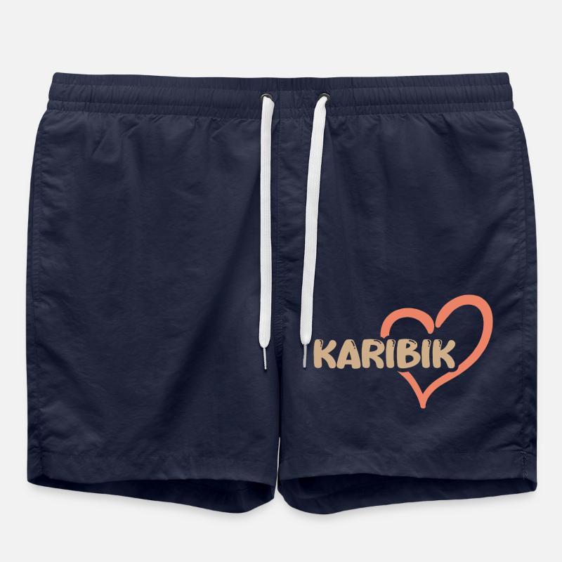 Cadeau pour les Caraïbes - Short de bain - bleu marine