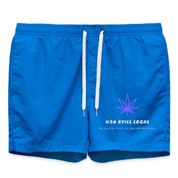 420 still legal - Badeshorts - Cobalt blue - Vorne