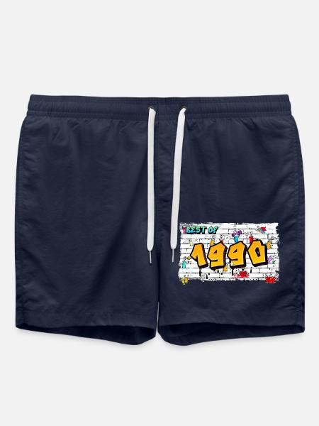 Best of 1990 Graffiti – 35 Years of 90s Vibes - Swim Trunks - french navy