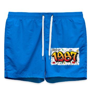 Le meilleur du graffiti de 1987 – 38 ans de rétro - Short de bain - cobalt blue - Devant