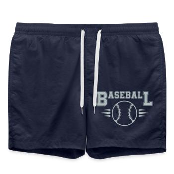 baseball - Badeshorts - French Navy - Vorne - AI Model Male 185 light (185cm)
