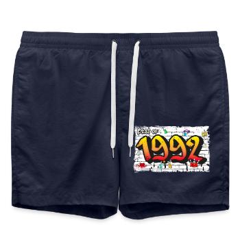 Le meilleur du graffiti de 1992 – 33 ans d’audace - Short de bain - bleu marine - Devant - AI Model Male 185 light (185cm)