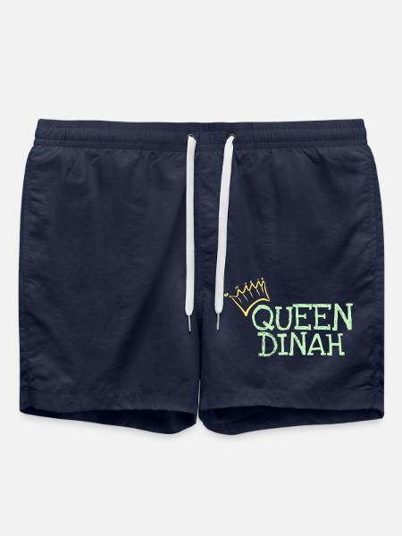 First name Dinah - Swim Trunks - french navy