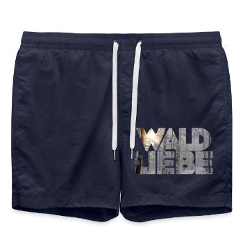 wald 56 - Badeshorts - French Navy - Vorne - AI Model Male 185 light (185cm)