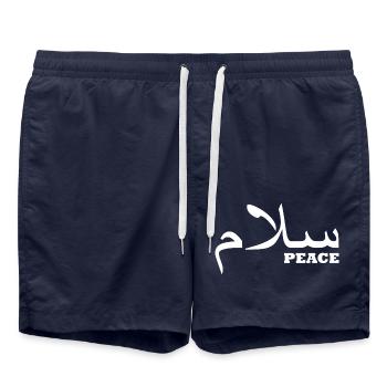 Frieden - Badeshorts - French Navy - Vorne - AI Model Male 185 light (185cm)