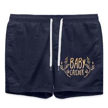 baby catcher - Baby Receveur - Short de bain - bleu marine - Devant - AI Model Male 185 light (185cm)