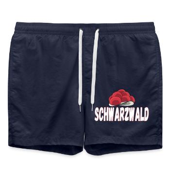 Bollenhut Schwarzwald für Kinder, Frauen und - Badeshorts - French Navy - Vorne - AI Model Male 185 light (185cm)