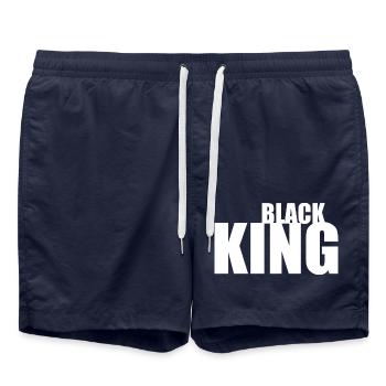 Black king - Badeshorts - French Navy - Vorne - AI Model Male 185 light (185cm)