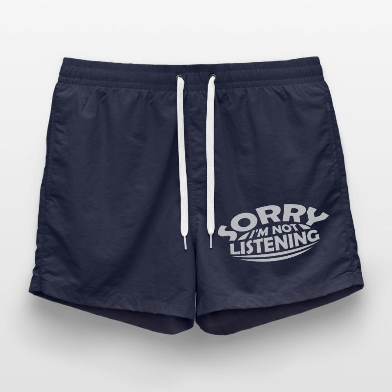 désolé de ne pas écouter Short de bain