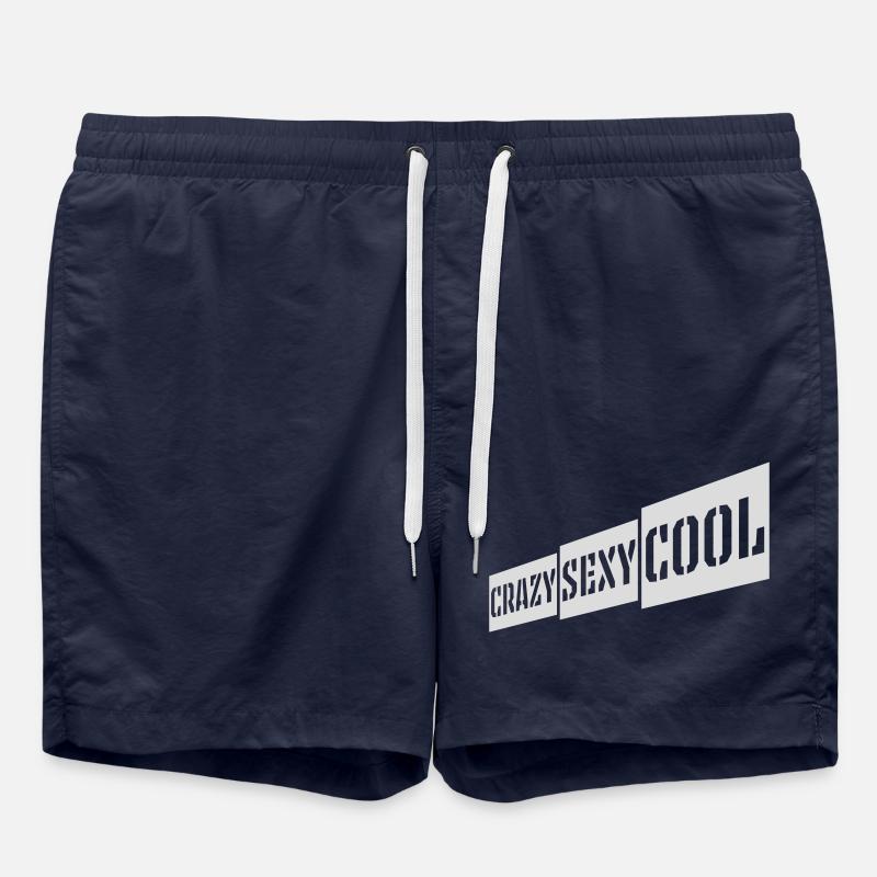 design cool sexy fou - Short de bain - bleu marine