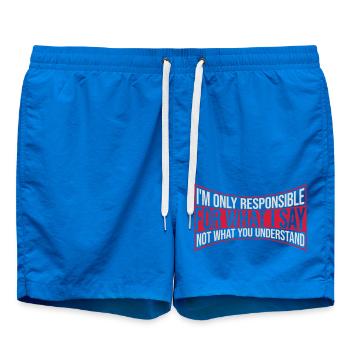 ce que je dis citation - Short de bain - cobalt blue - Devant
