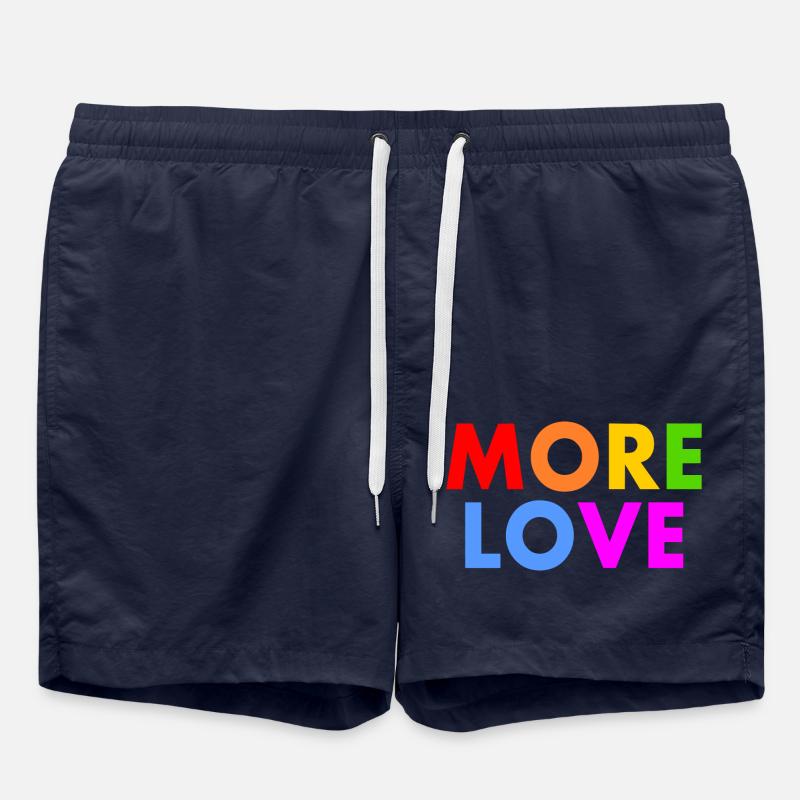 More love - Short de bain - bleu marine