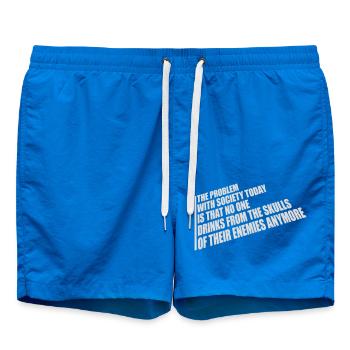 boissons de crânes ennemis - Short de bain - cobalt blue - Devant