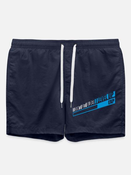 get older level up - Swim Trunks - french navy