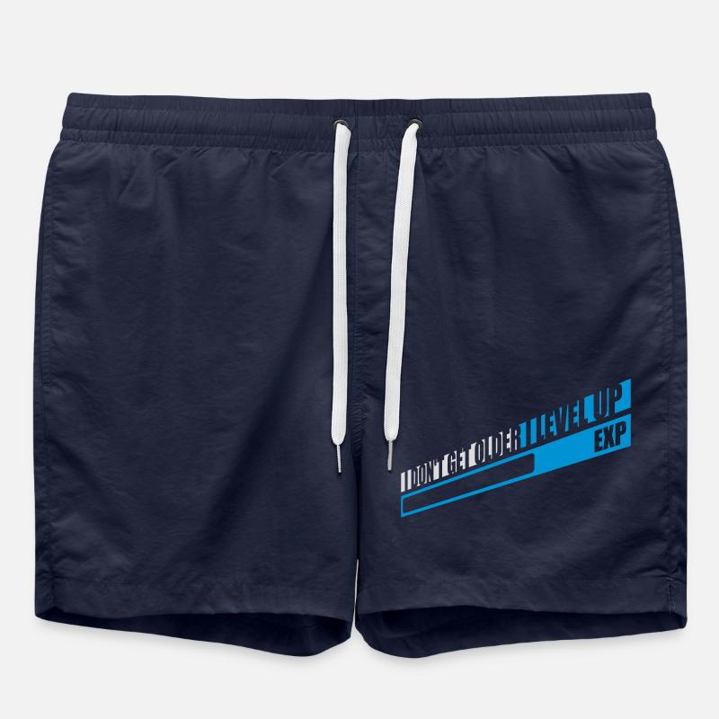get older level up - Swim Trunks - french navy
