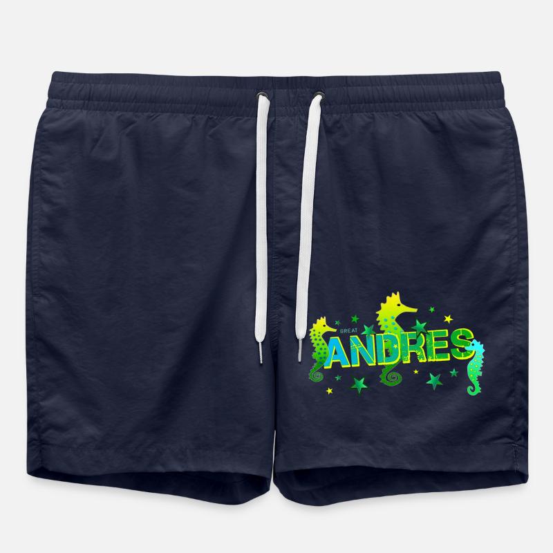 Andres - Short de bain - bleu marine