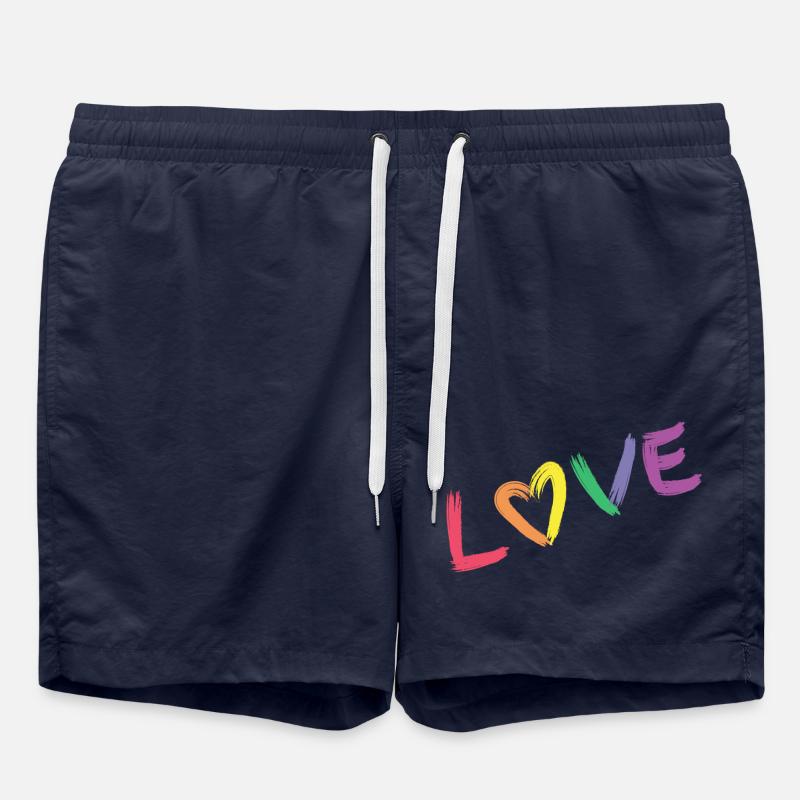 LGBTQ 1 - Short de bain - bleu marine
