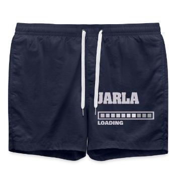 Jarla as a baby - Swim Trunks - french navy - Front - AI Model Male 185 light (185cm)