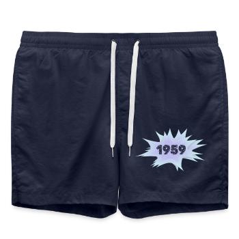 1959 - Swim Trunks - french navy - Front - AI Model Male 185 light (185cm)