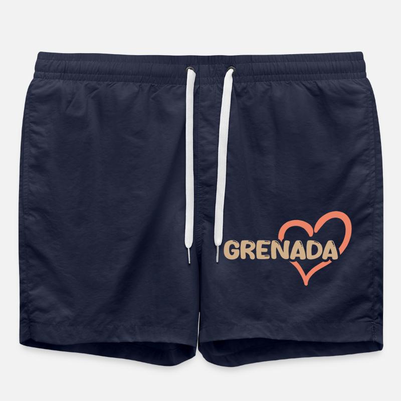 Gift for Grenada - Swim Trunks - french navy