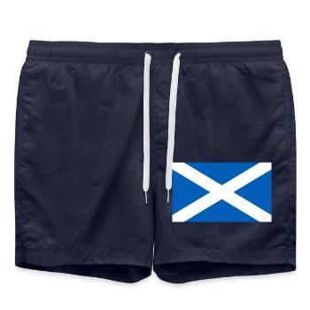 Écosse - Short de bain - bleu marine - Devant - AI Model Male 185 light (185cm)