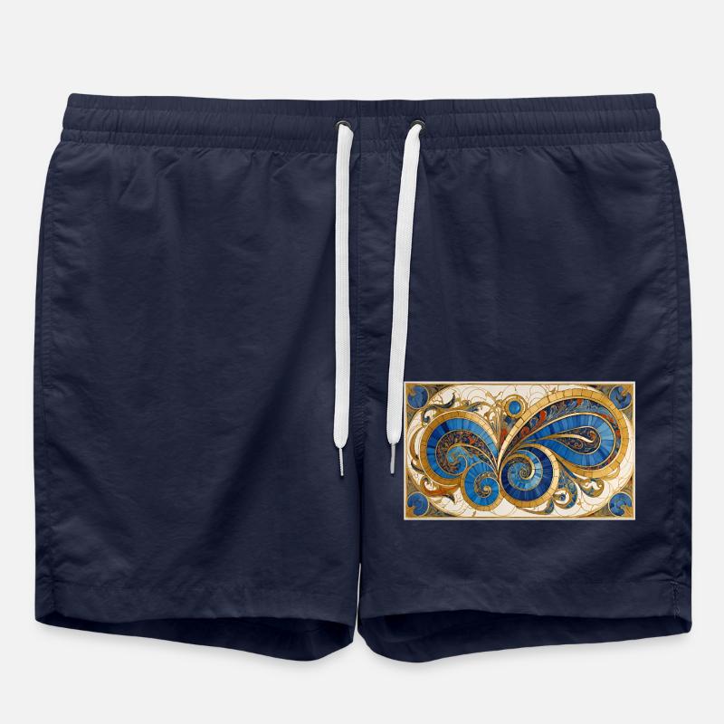 Paisley 1 - Short de bain - bleu marine