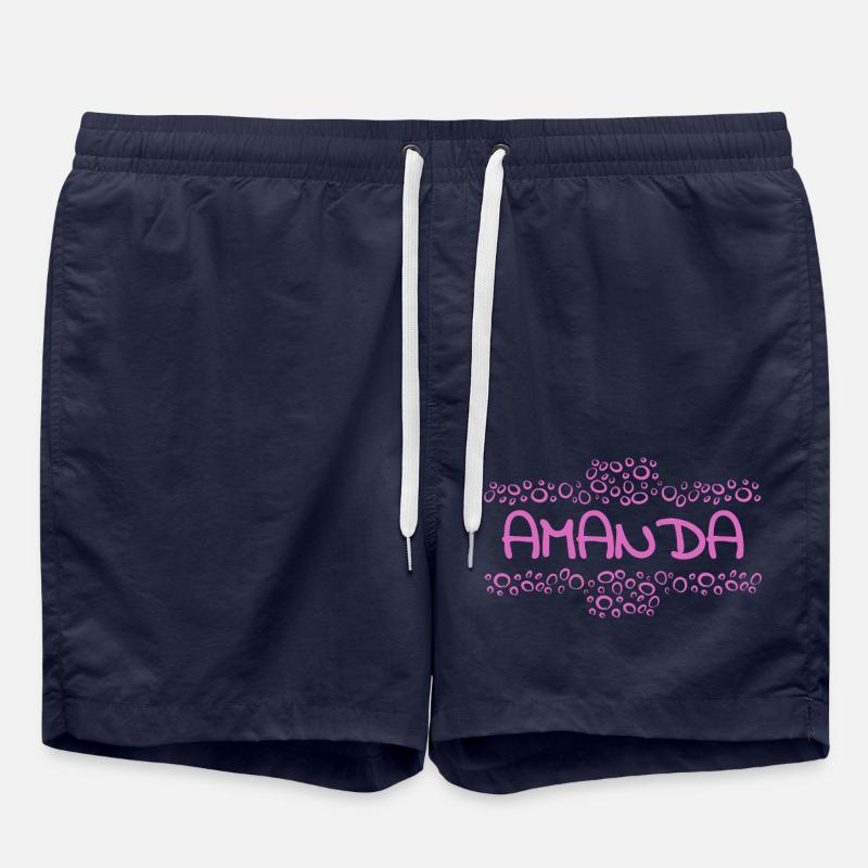 Amanda comme prénom - Short de bain - bleu marine