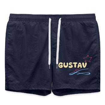 Cadeau Gustav - Short de bain - bleu marine - Devant - AI Model Male 185 light (185cm)