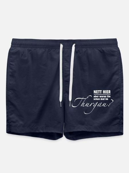 Nett hier - aber waren Sie schon mal im Thurgau? - Badeshorts - French Navy