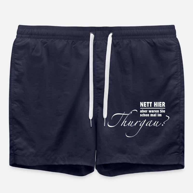 Nett hier - aber waren Sie schon mal im Thurgau? - Badeshorts - French Navy